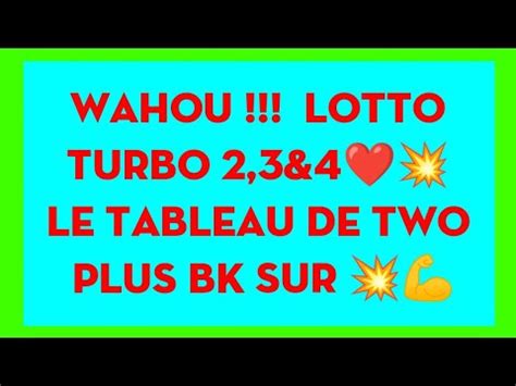 lotto banka sur two sur 13h